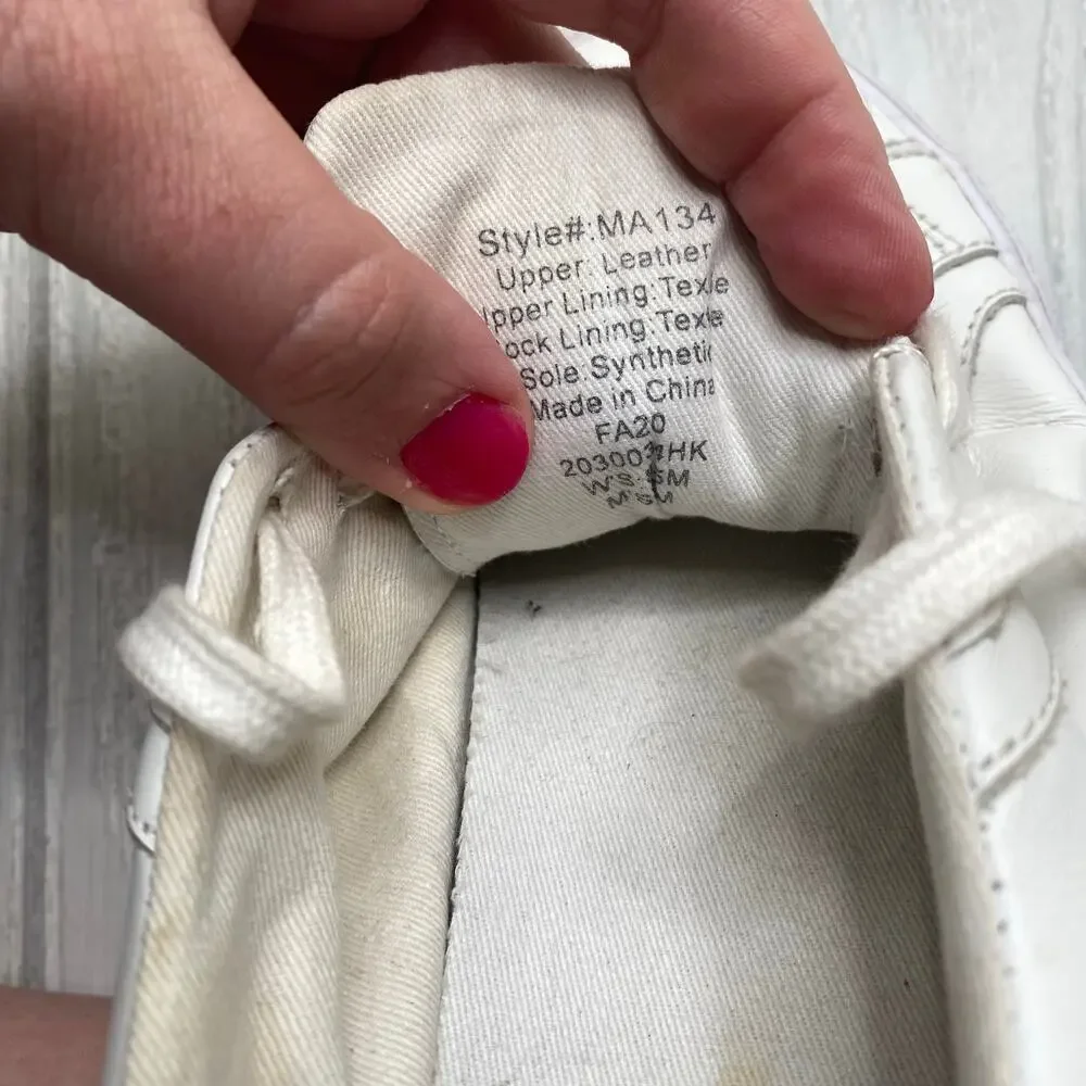 Madewell white leather